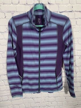 Title Nine Womens Full Zip Performance Jacket Purple Size M Layer Outdoor Casual
